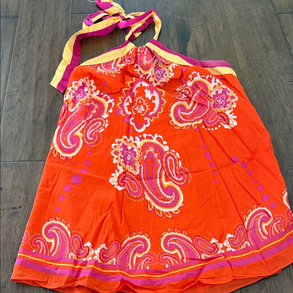 Guess Orange and Pink Dress